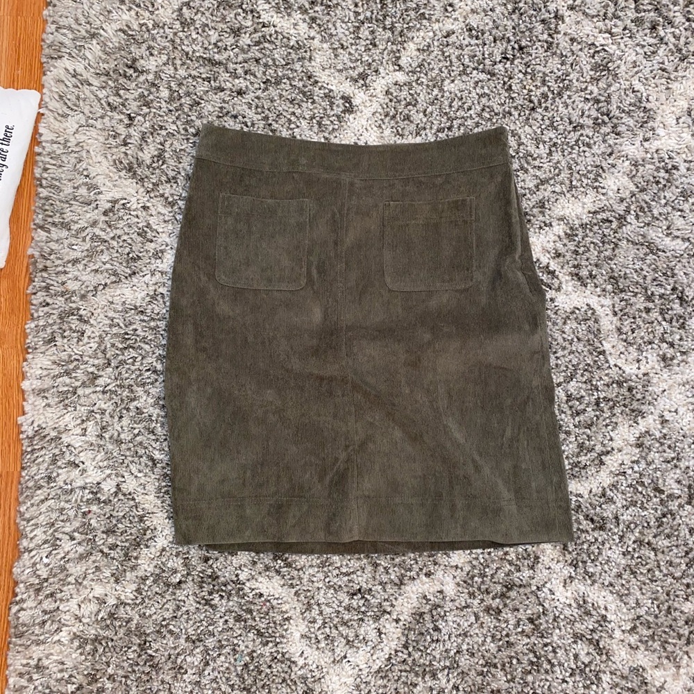 Corduroy Pencil Skirt